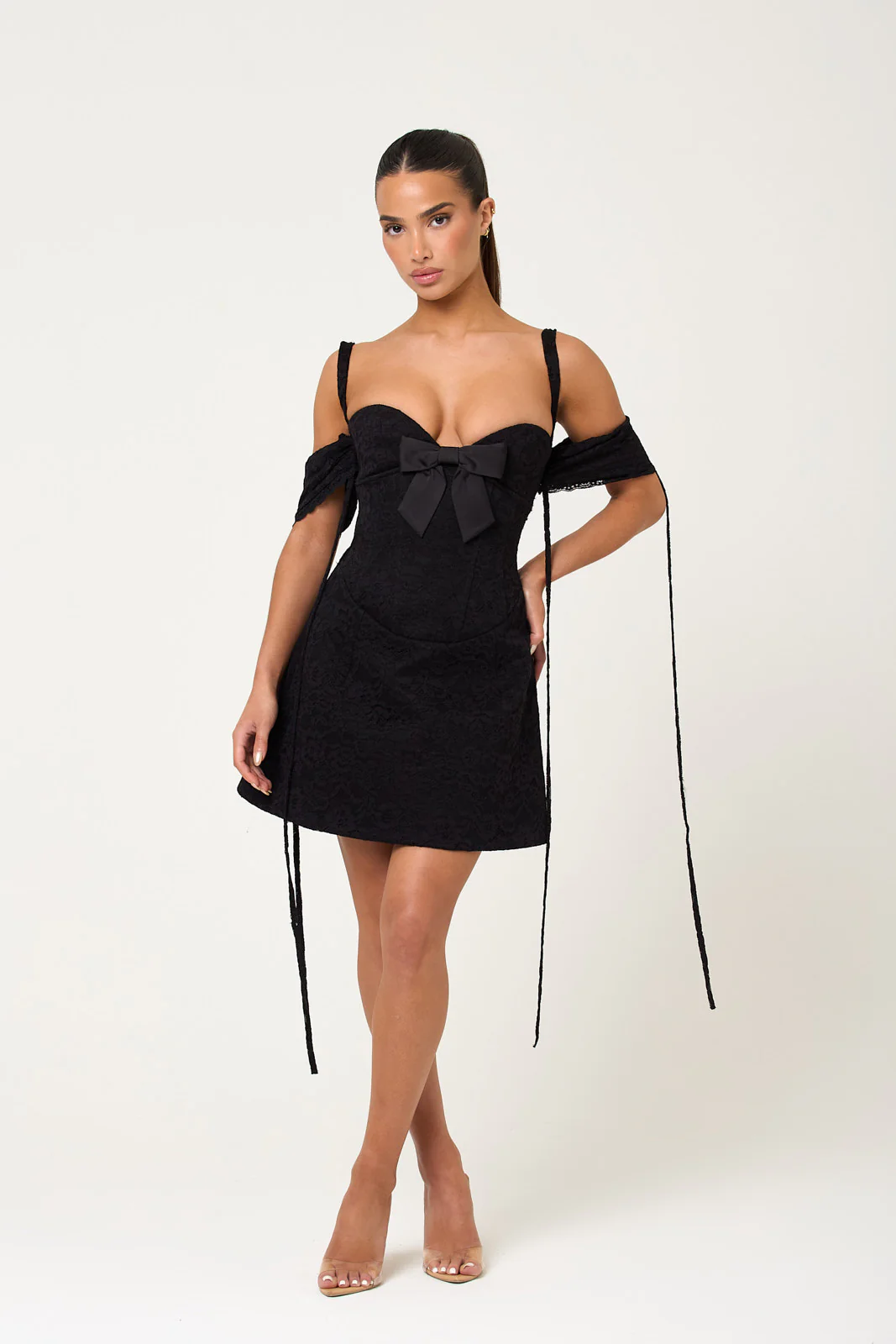 The isla mini - black lace - Image 2