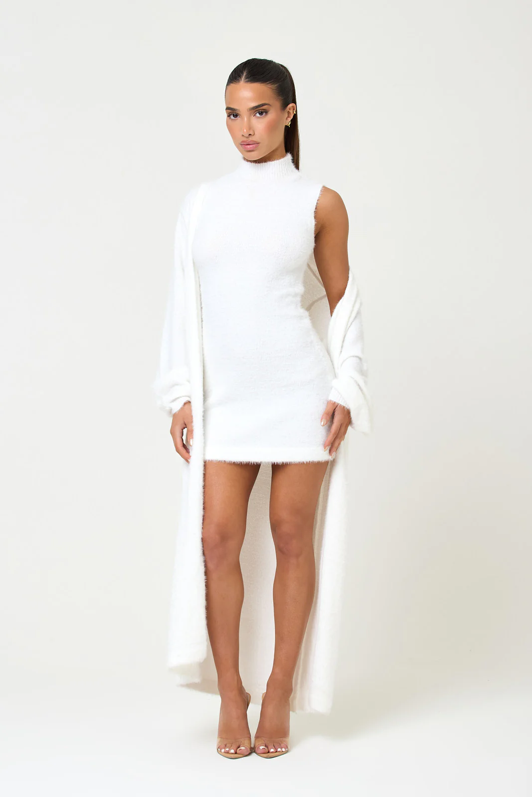 The nala knit cardigan - white - Image 3