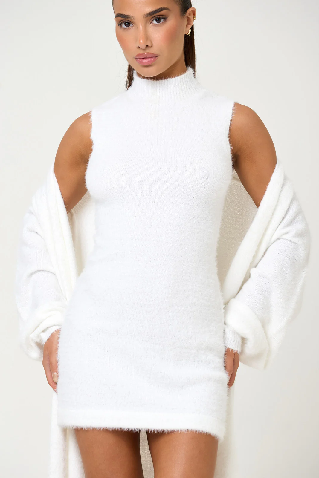 The nala knit cardigan - white - Image 4