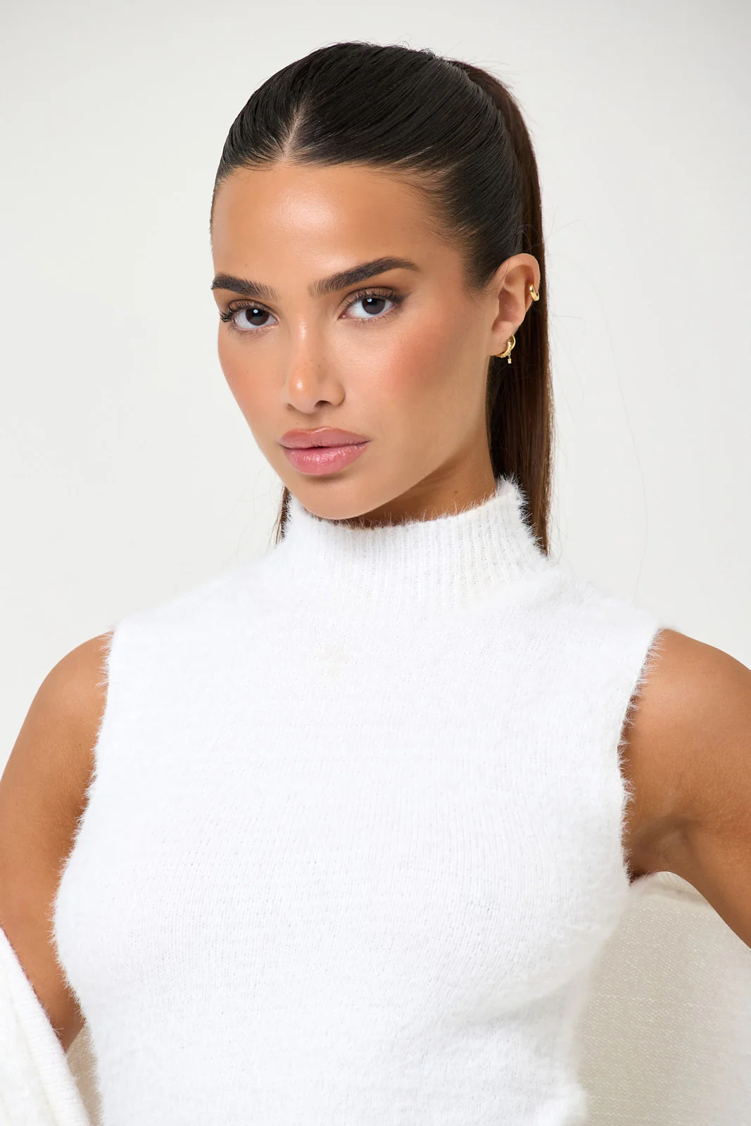 The nala knit cardigan - white - Image 5