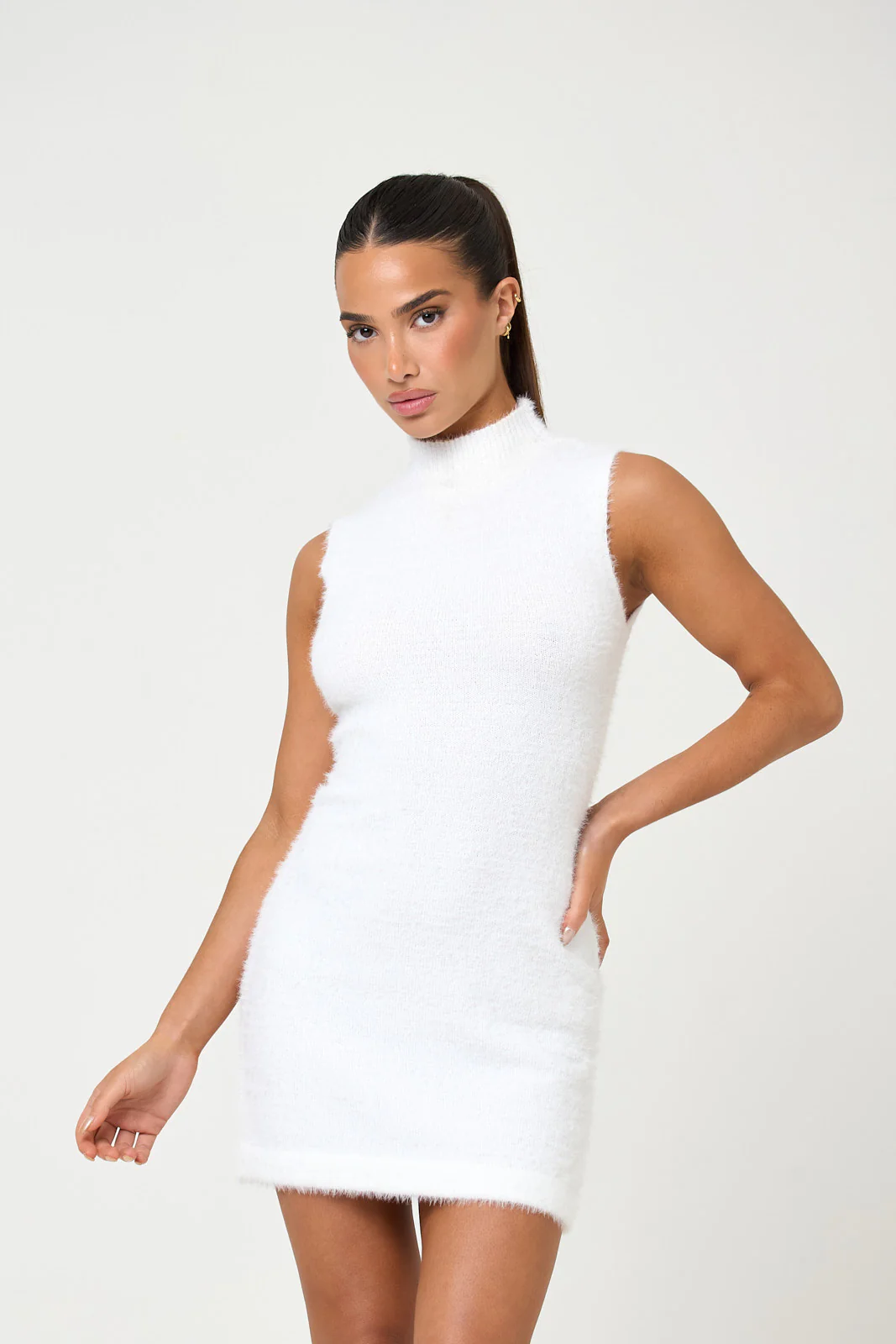 The nala knit mini - white