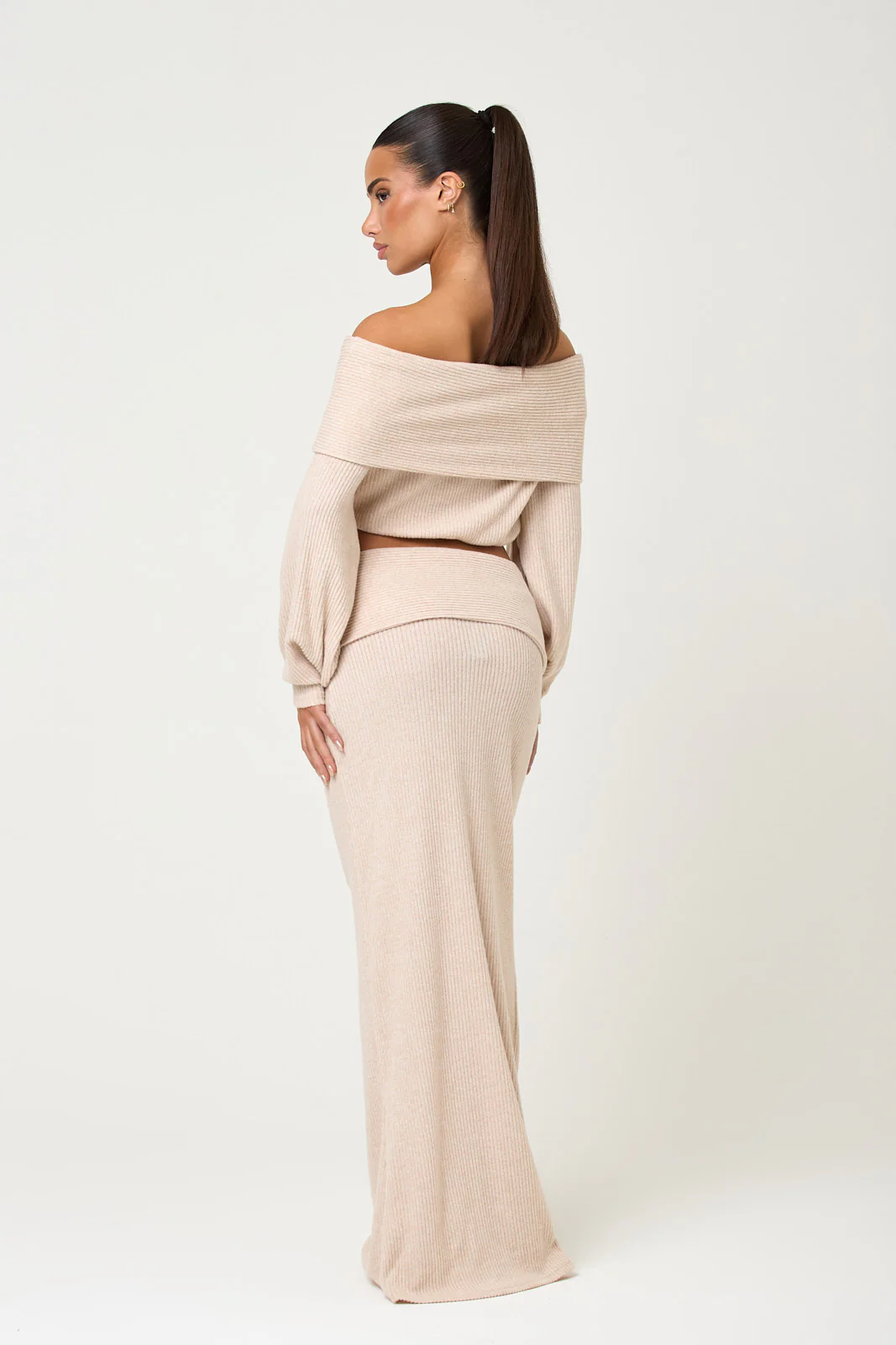 The serene knit top - cream - Image 5