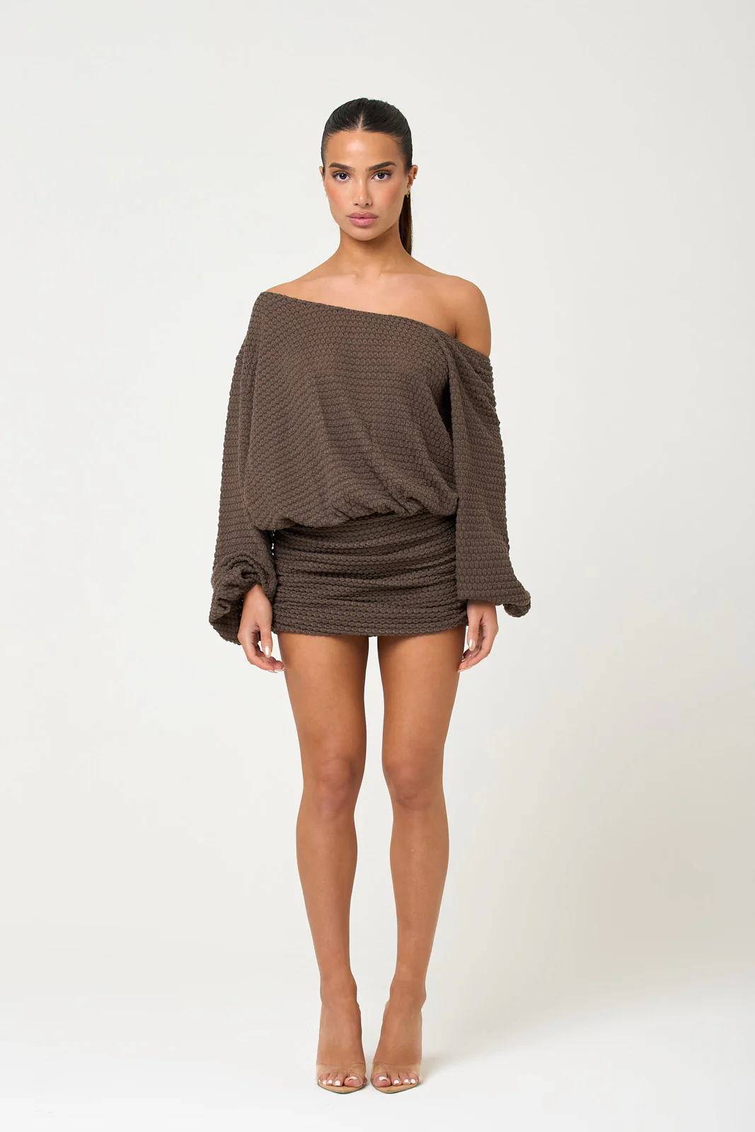 The tawny knit mini - dark taupe - Image 3
