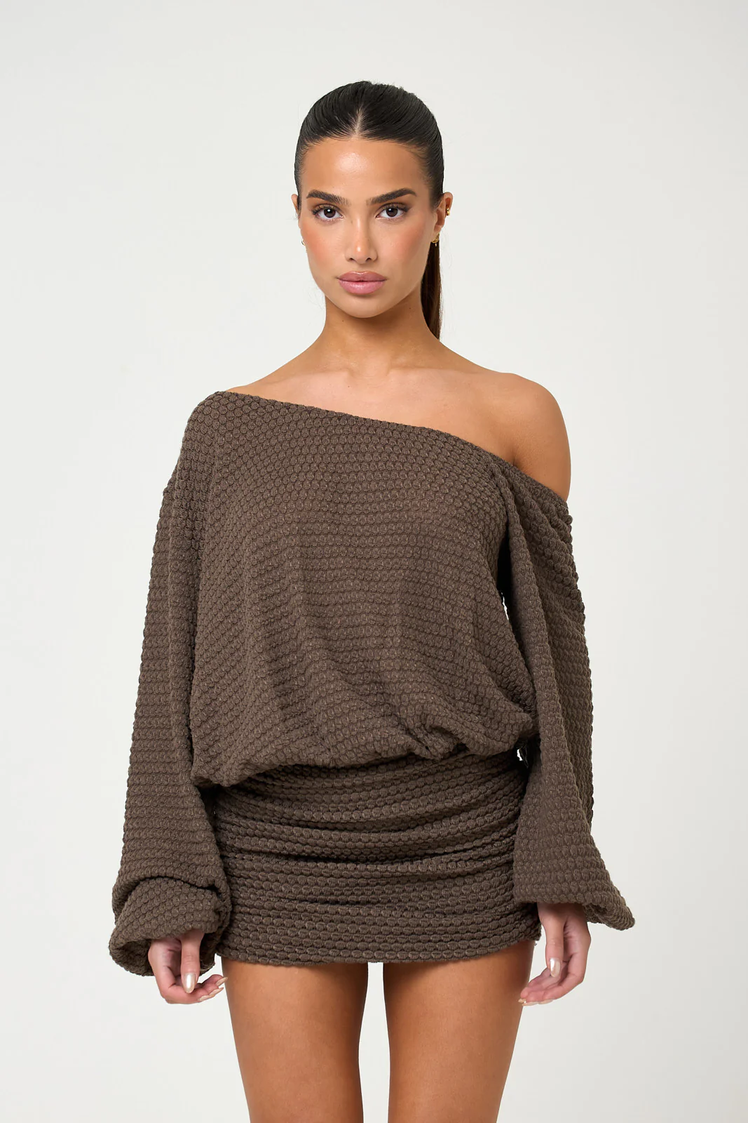 The tawny knit mini - dark taupe - Image 5