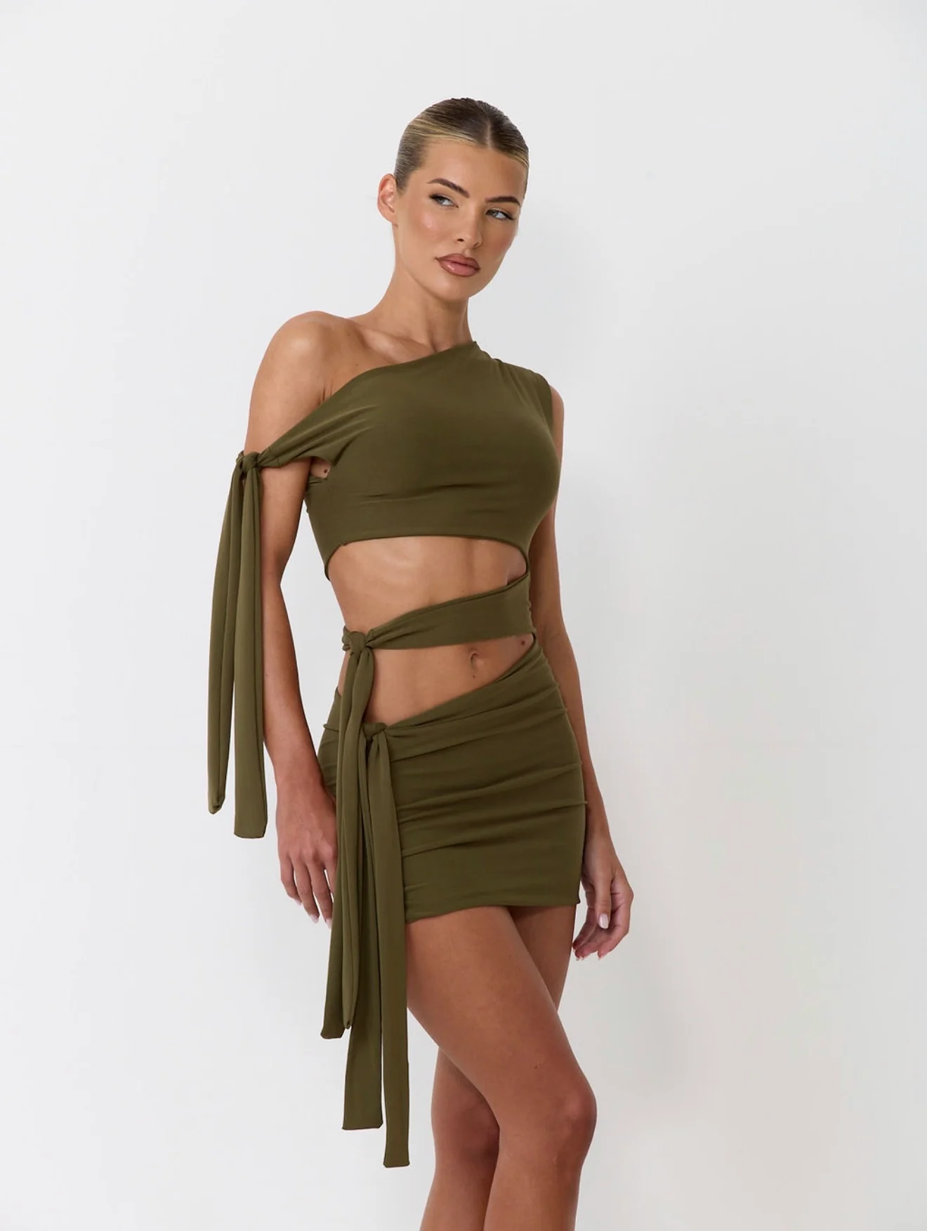 The tie side mini - khaki - Image 3