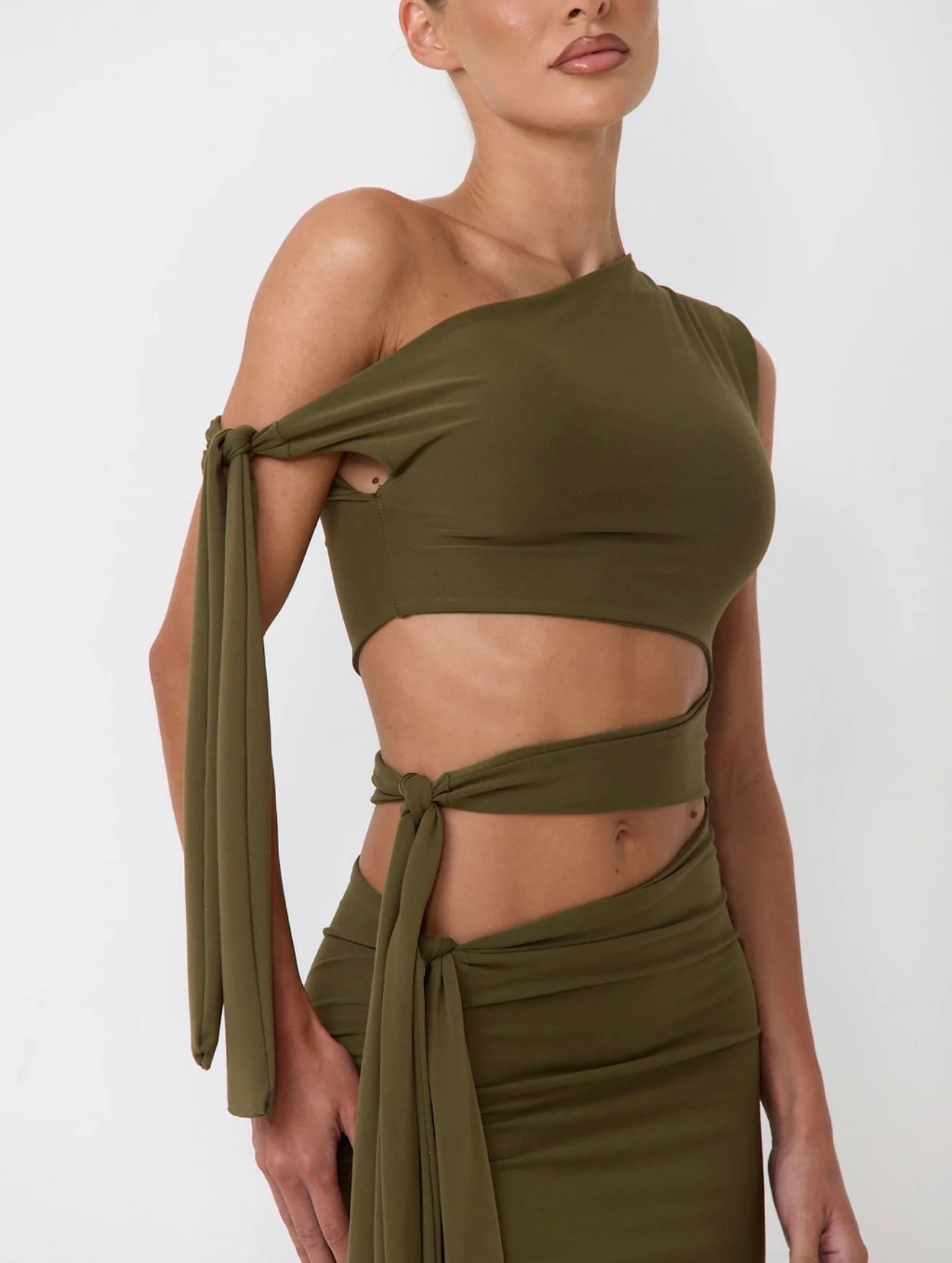 The tie side mini - khaki - Image 4