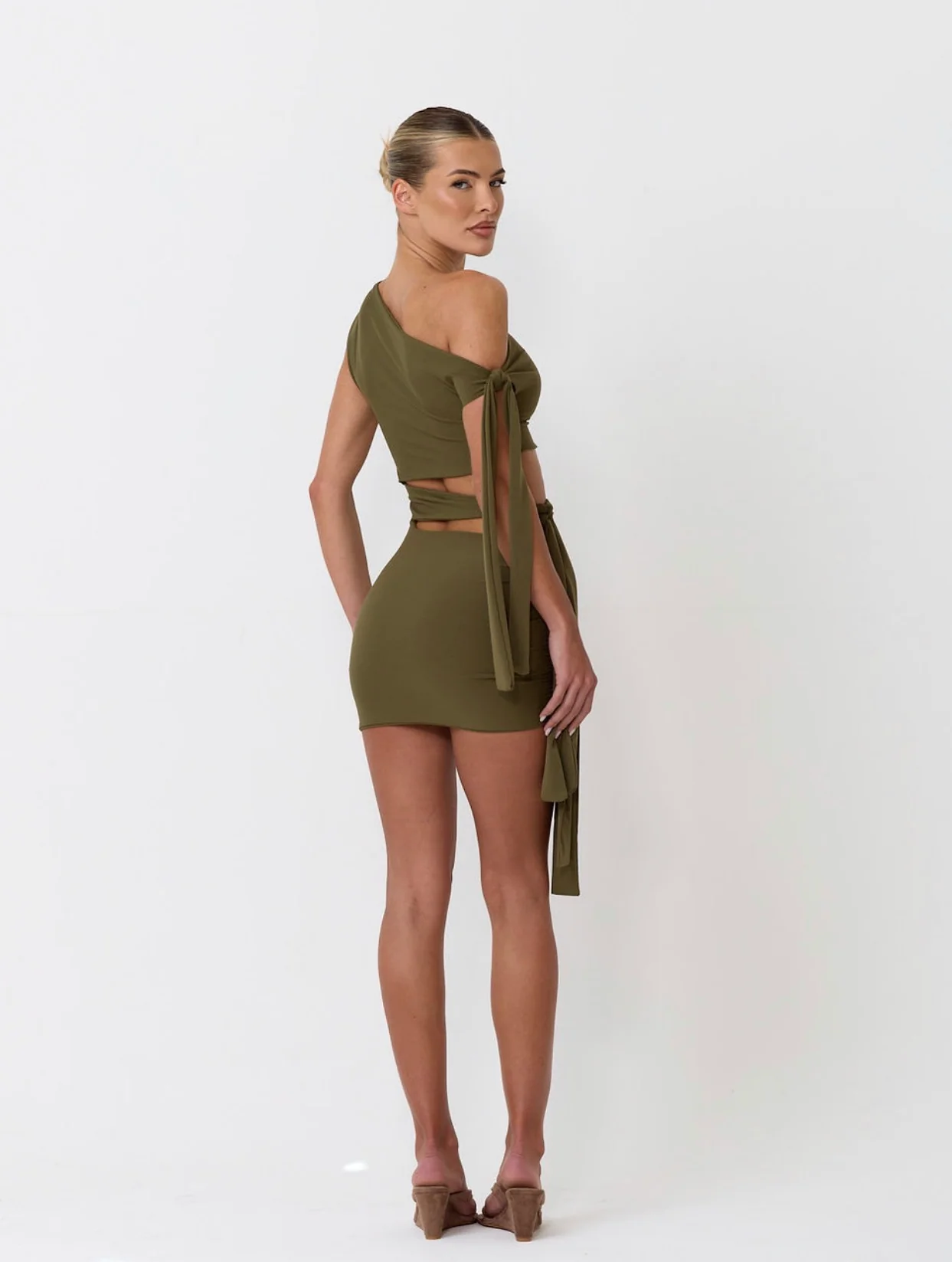 The tie side mini - khaki - Image 6
