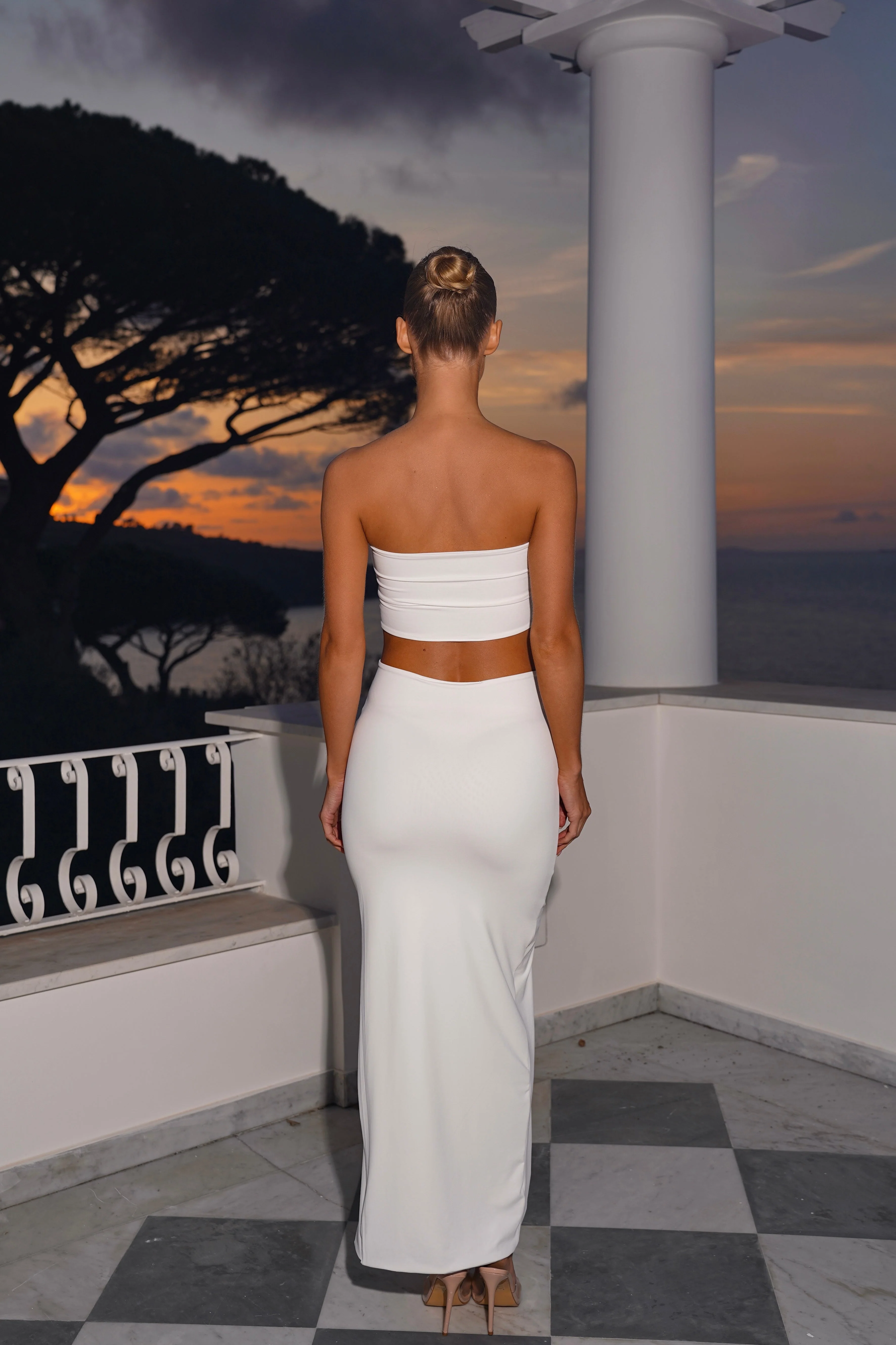 The twist bandeau top - white - Image 6